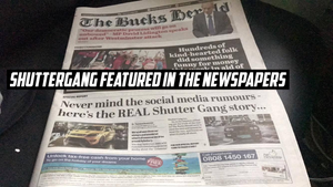SHUTTERGANG lands on the front page!