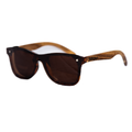 Brown Lens Zebrawood Sunglasses