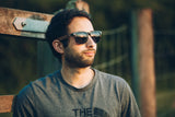 Black Lens Walnut Wood Sunglasses