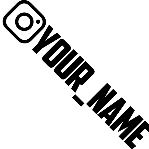 CUSTOM Instagram sticker 20cm